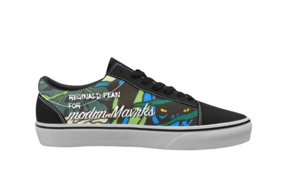 Thumbnail: Reginald Pean for modrn mavrks panther in the Jungle II low top Skate shoe