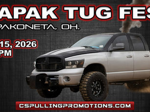 CS Pulling Promotions Set to Produce Wapak Tug Fest Truck Pull on May 15, 2026