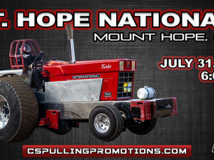 CS Pulling Promotions Brings Mt. Hope Nationals Truck and Tractor Pull to Millersburg, Ohio on July 31, 2026