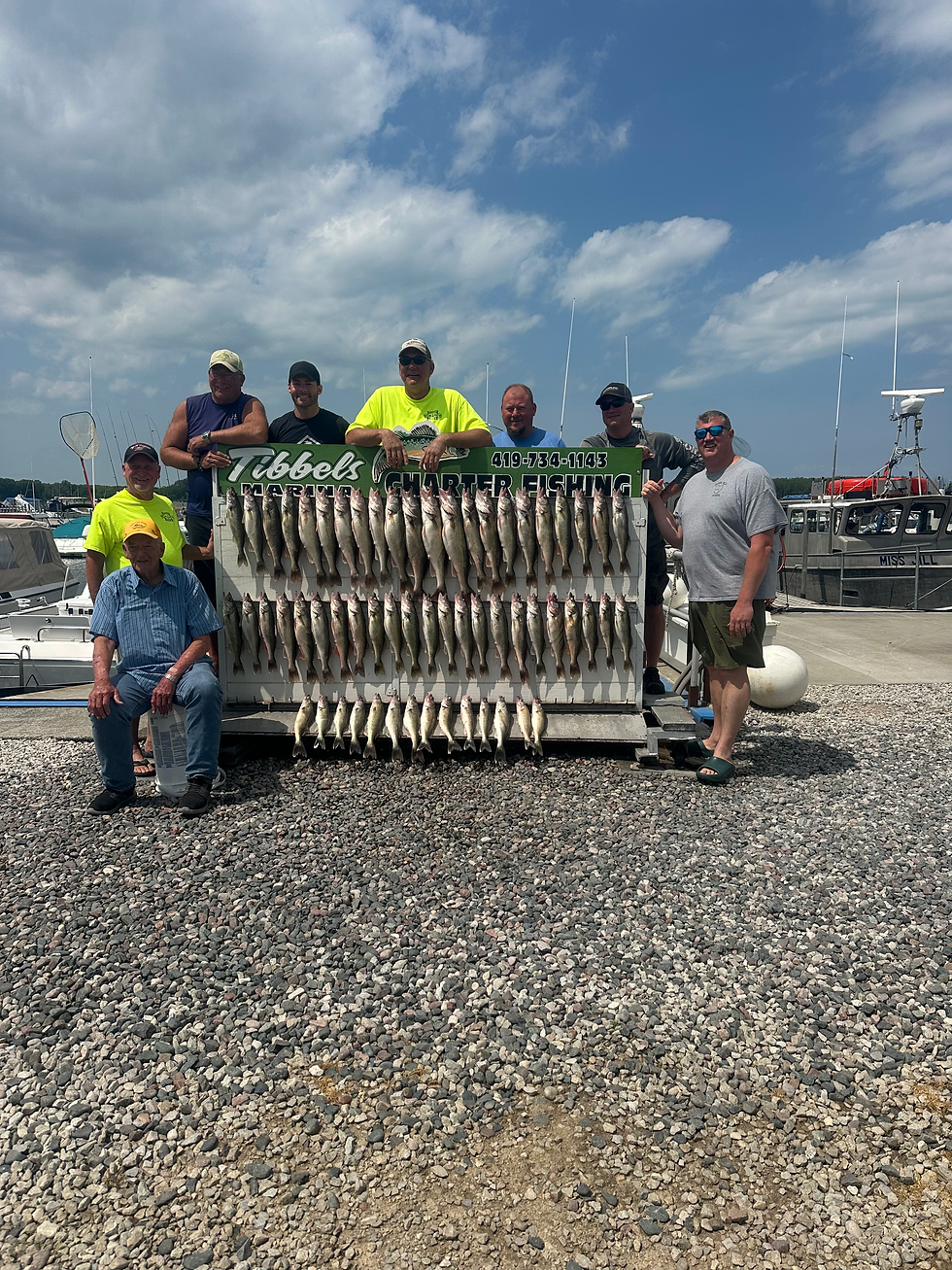 Walleye are Biting on the 6 packs and Headboats! 