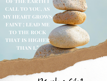 Go to the Rock...Instead of Trying to Be The Rock