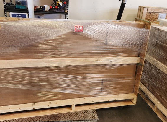 fixed panels H-frame crating