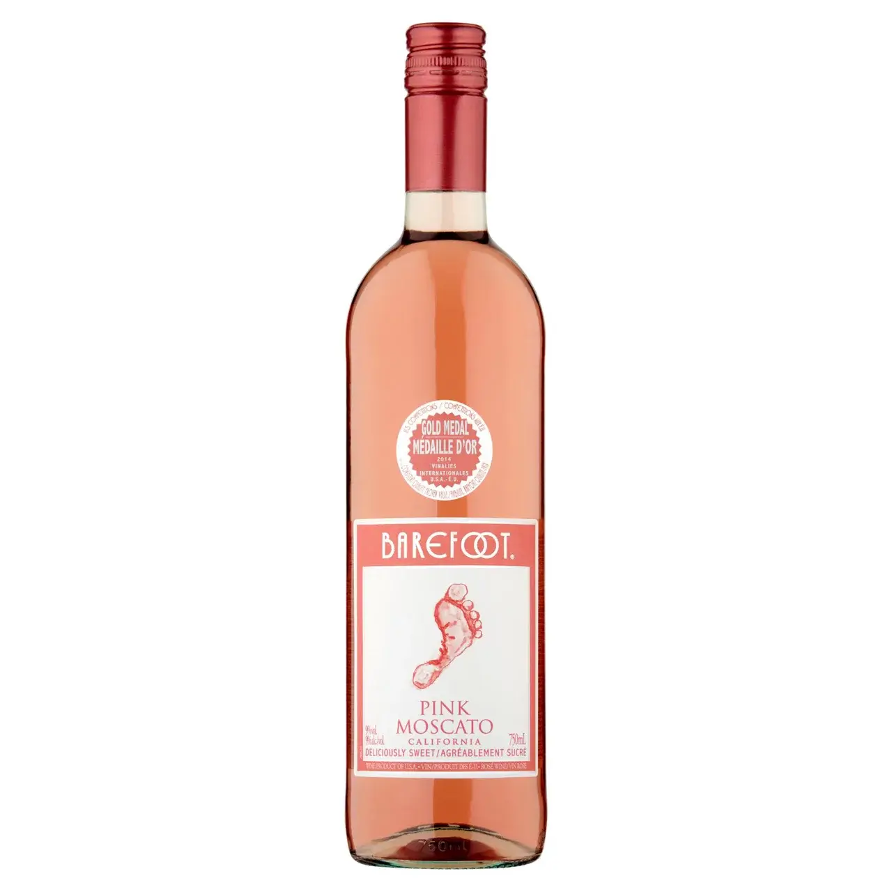 Barefoot Pink Moscato 75cl