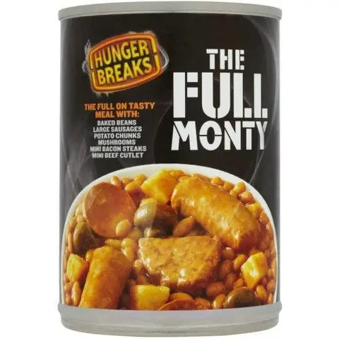 Hunger Breaks The Full Monty 395g