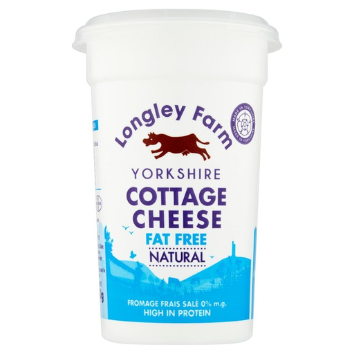 Longley Farm Creams - Fat Free Cottage Cheese 250g
