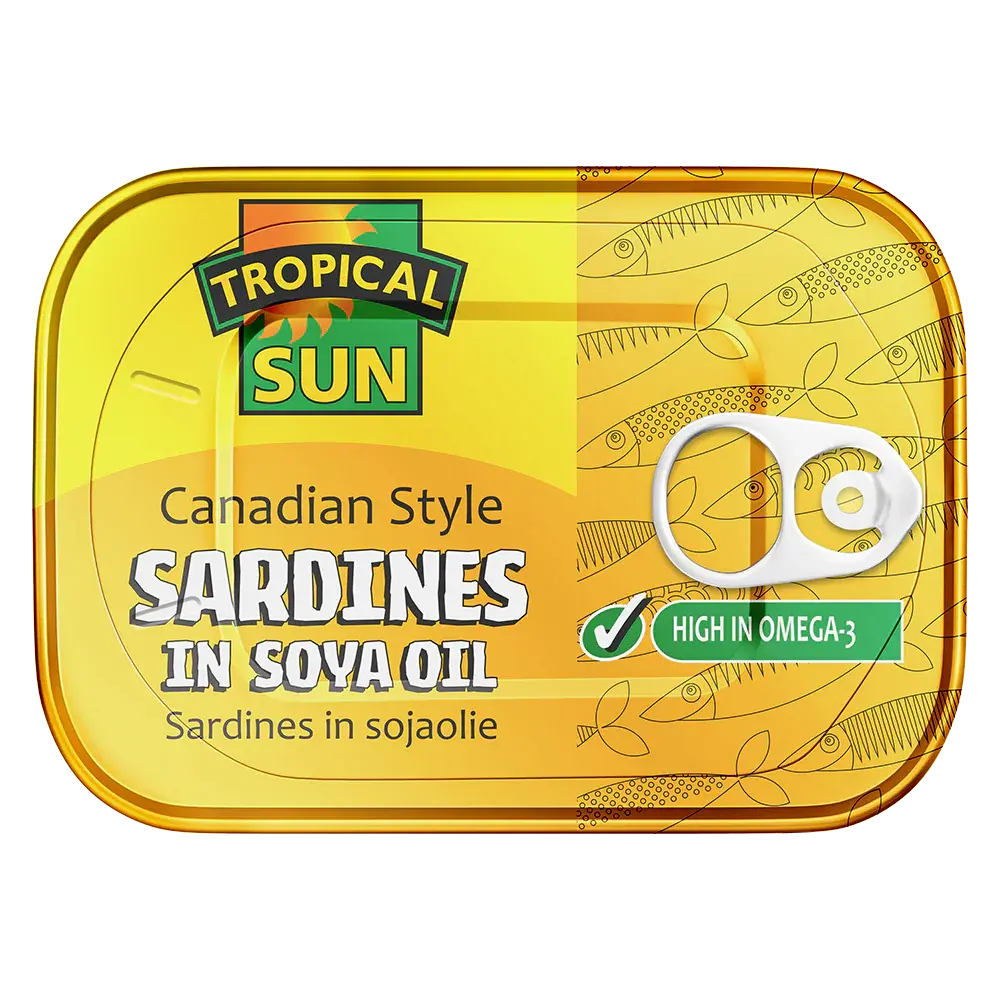 Tropical Sun - Canadian Style Sardines in Soya Oil 106g