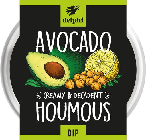 Delphi Dips - Avocado and Houmous 150g