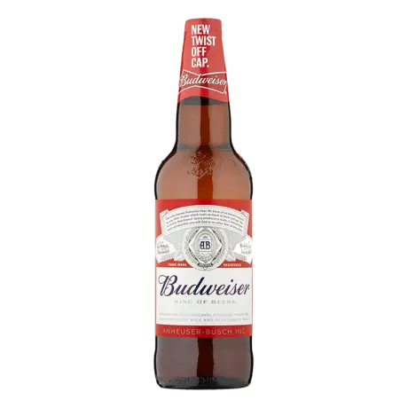 Budweiser Lager Beer Bottles 660ml