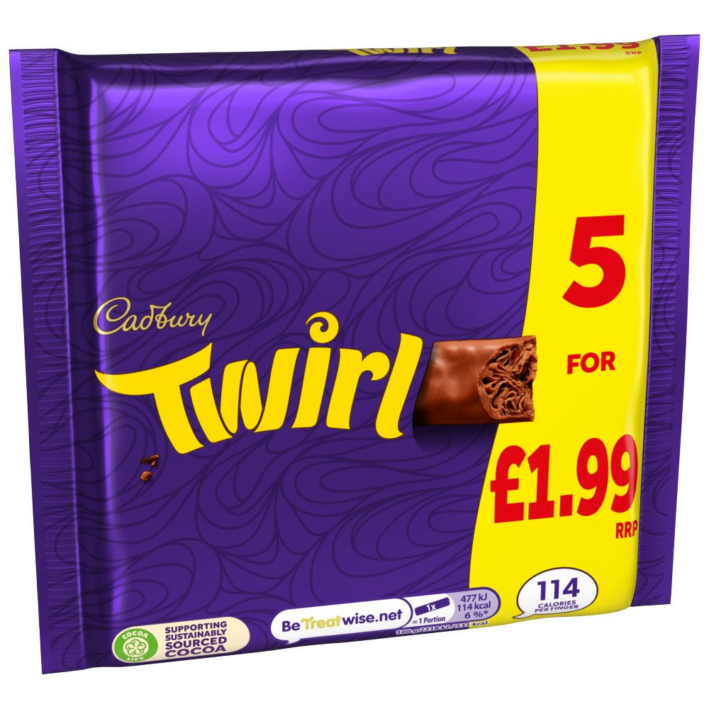 Cadbury Twirl Chocolate Bar Multipack