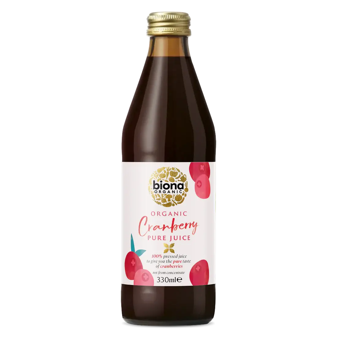 Biona Organic Cranberry Pure Juice 330ml