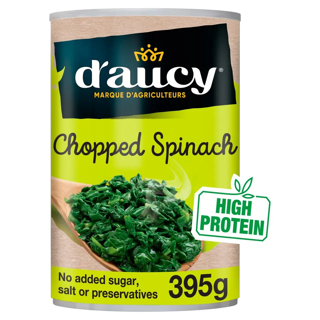 D'aucy Chopped Spinach 395g
