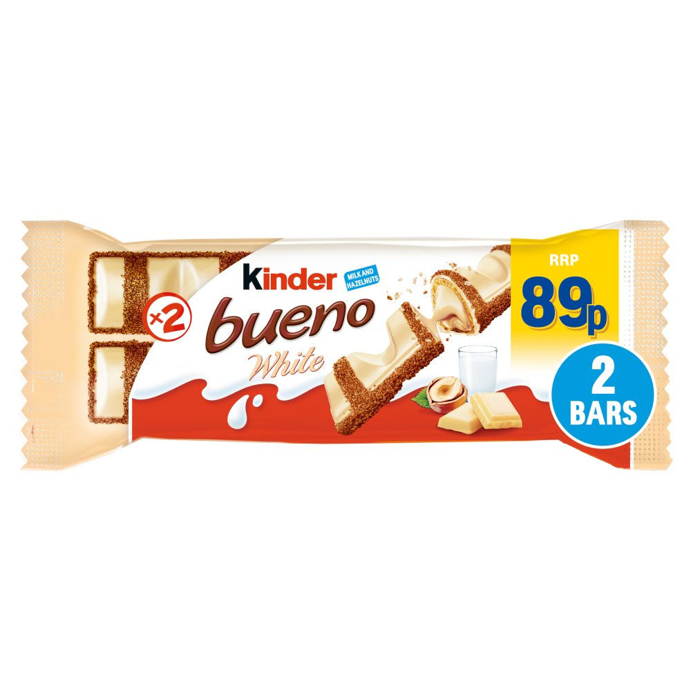 Kinder 2 Bueno White 39g
