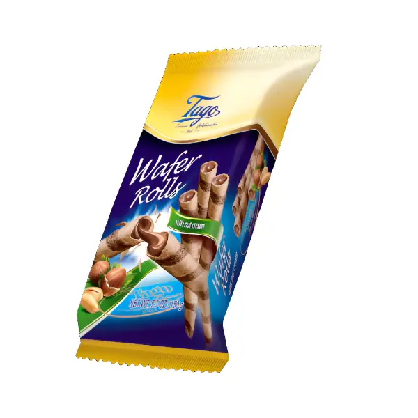 Tago Nut Cream Wafer Rolls 150g
