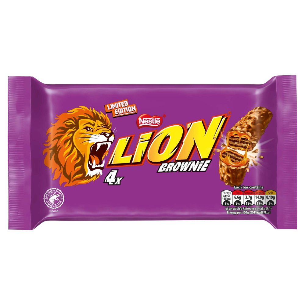 Lion Brownie Milk Chocolate Bar Multipack 120g