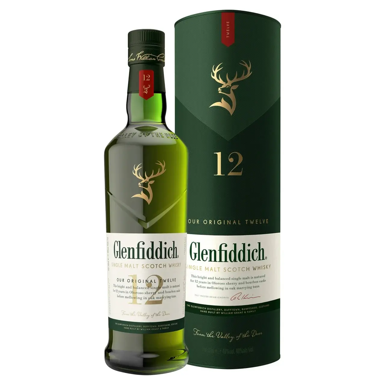 Glenfiddich 12 Year Old Whisky 70cl
