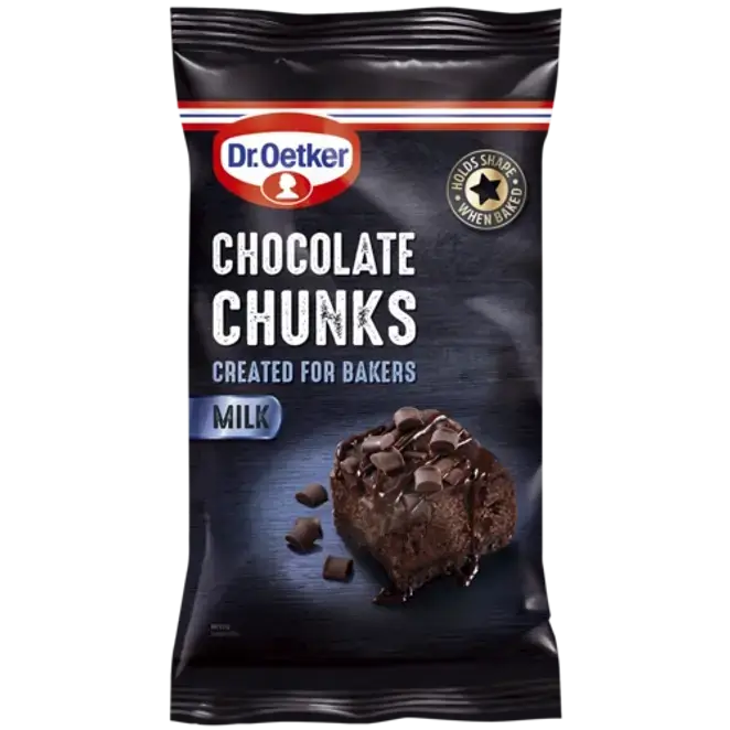Dr. Oetker Chocolate Chunk Milk 100g