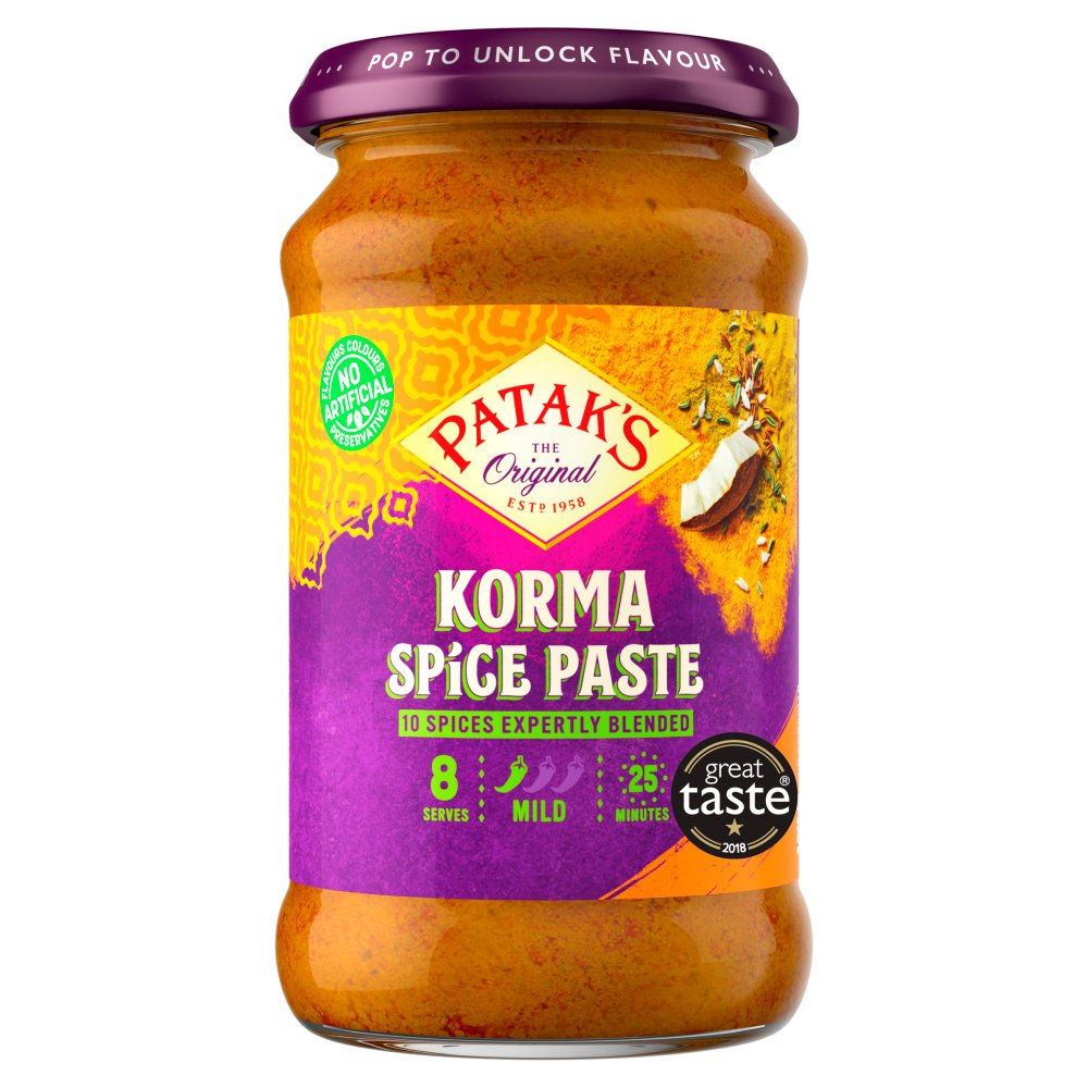 Patak's Korma Curry Spice Paste 290g