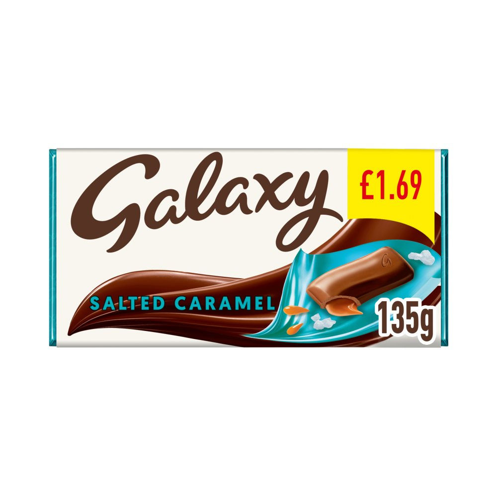 Galaxy Salted Caramel & Milk Chocolate 135g