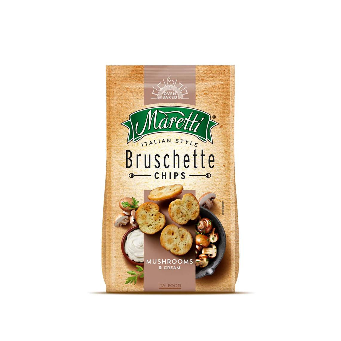 Maretti Bruschette Chips - Mushroom & Cream 70g