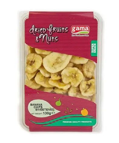 Gama Banana Chips Sweetened 130g