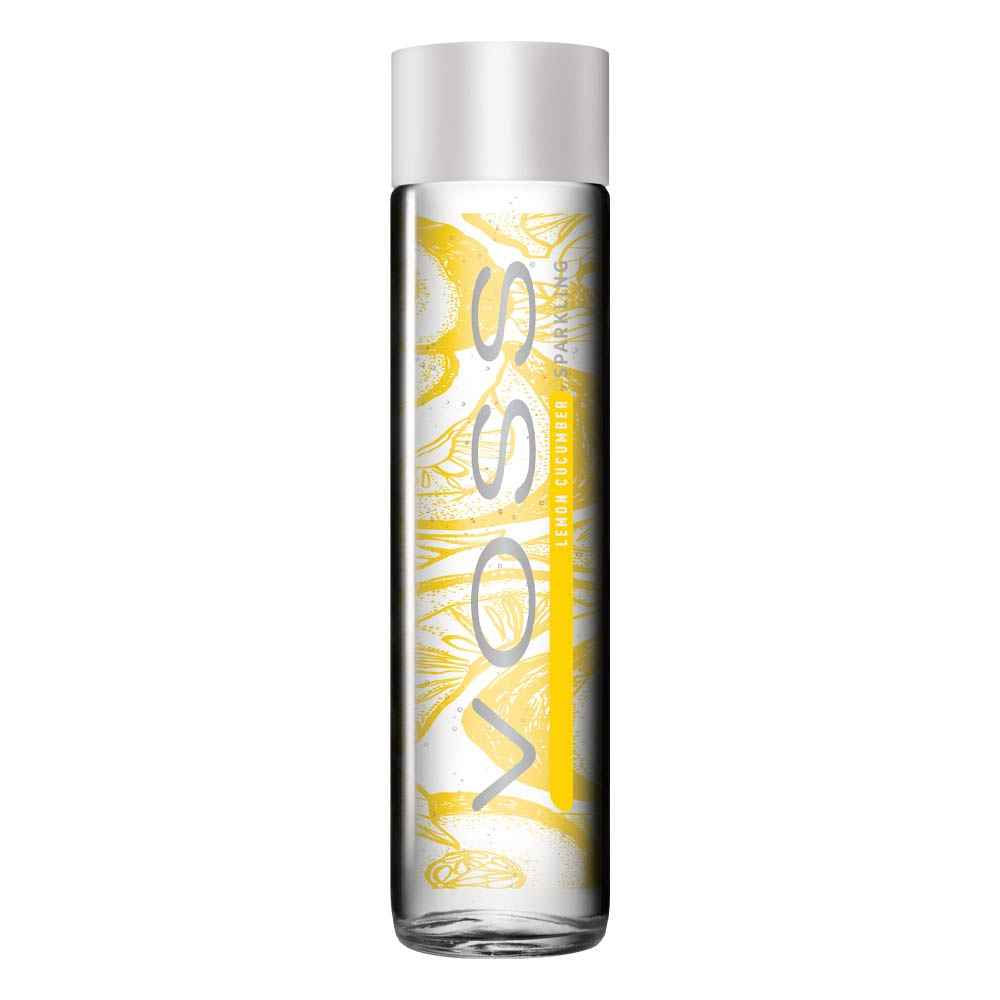 Voss Lemon & Cucumber Sparkling Water 375ml