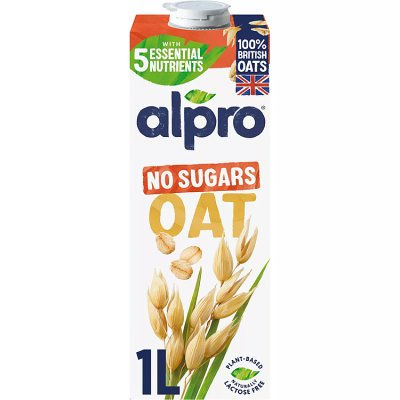 Alpro No Sugar Long Life Oat Drink 1lt