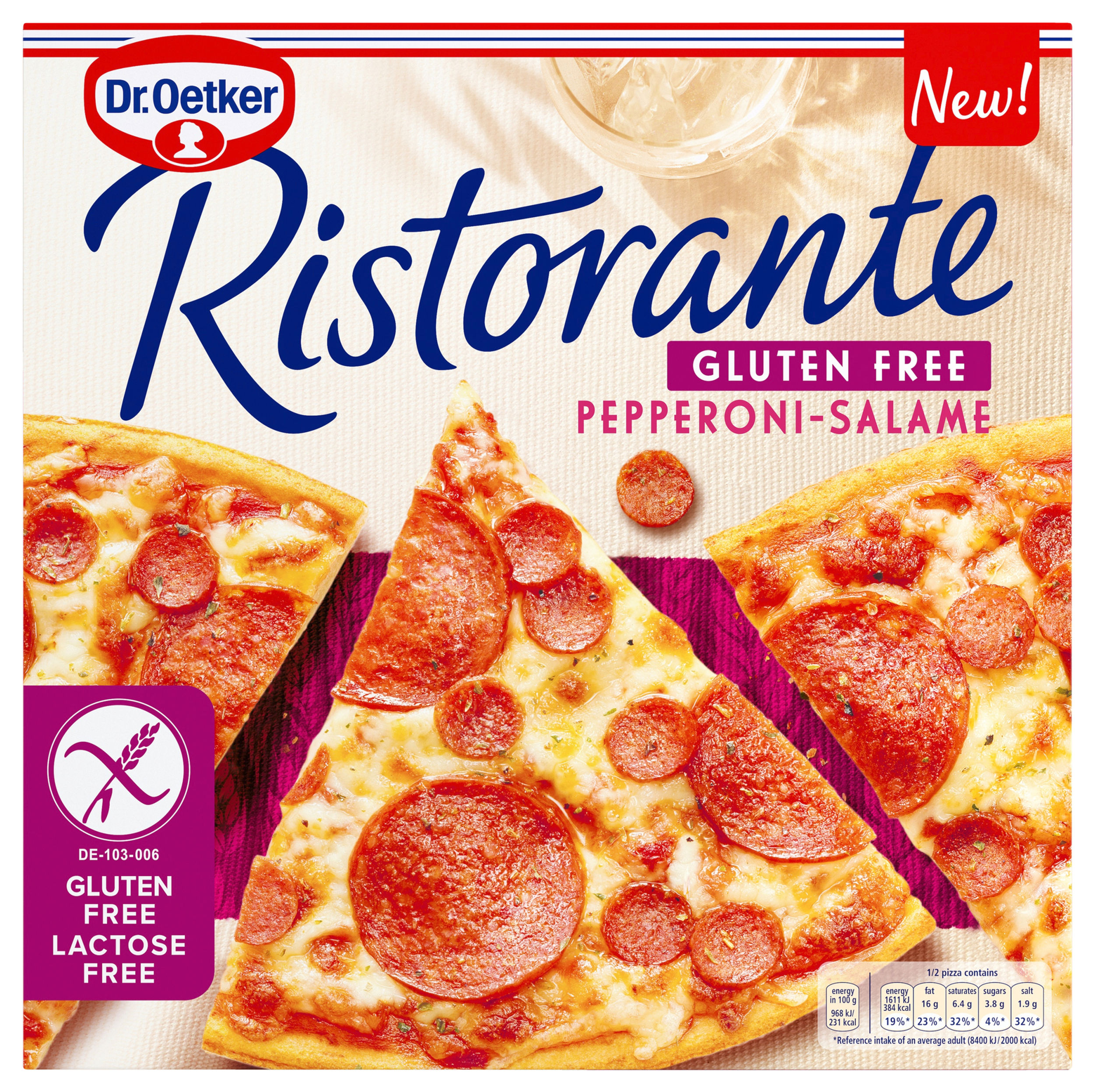 Dr. Oetker Ristorante Pizza Pepperoni Gluten Free