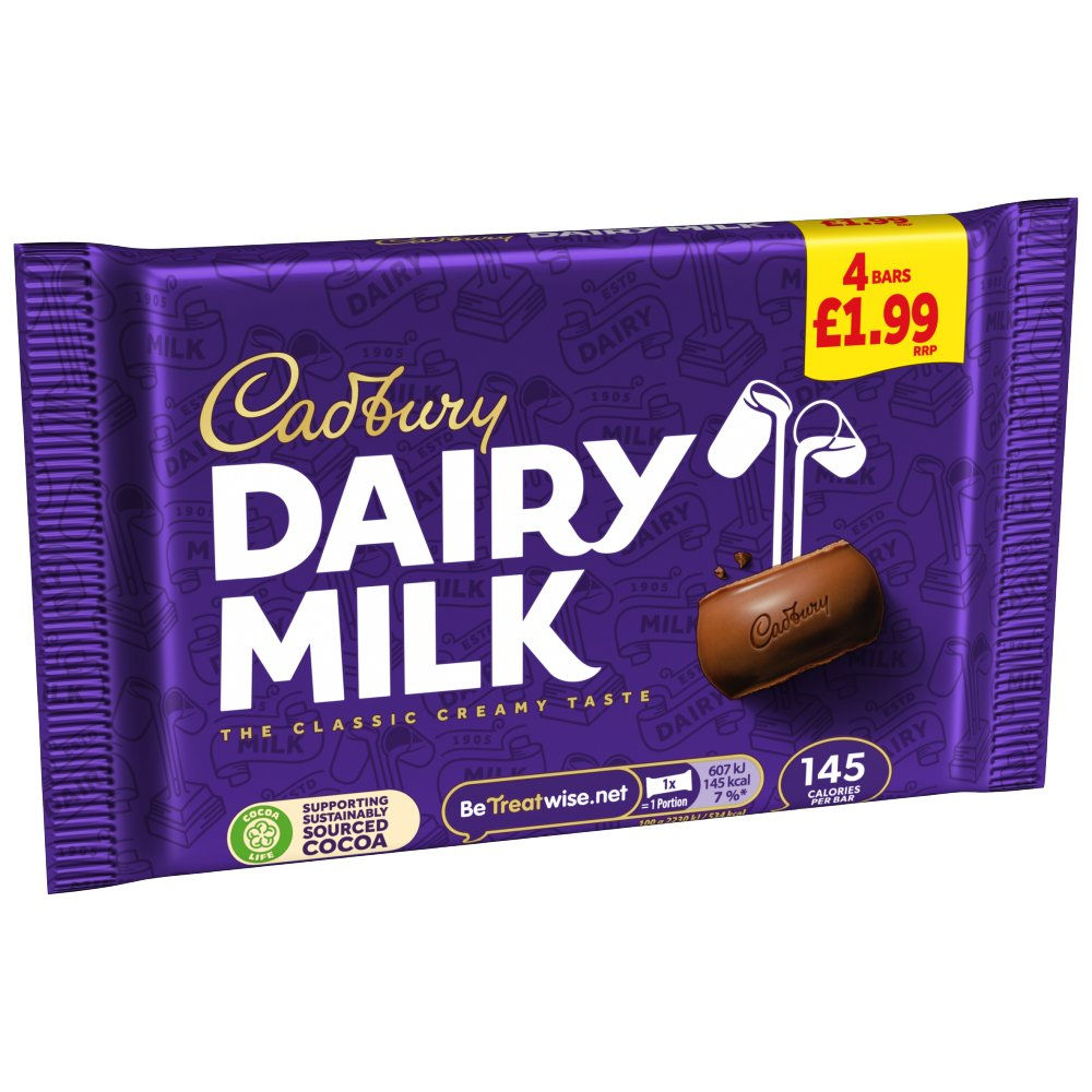 Cadbury Dairy Milk Chocolate Bar 108.8g