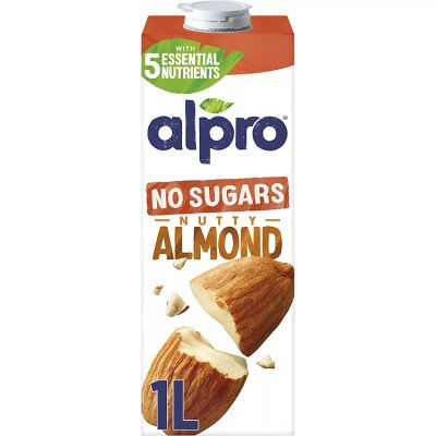 Alpro Long Life No Sugars Almond Drink 1lt