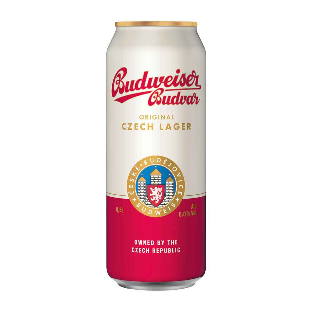 Budweiser Budvar Premium Lager 500ml