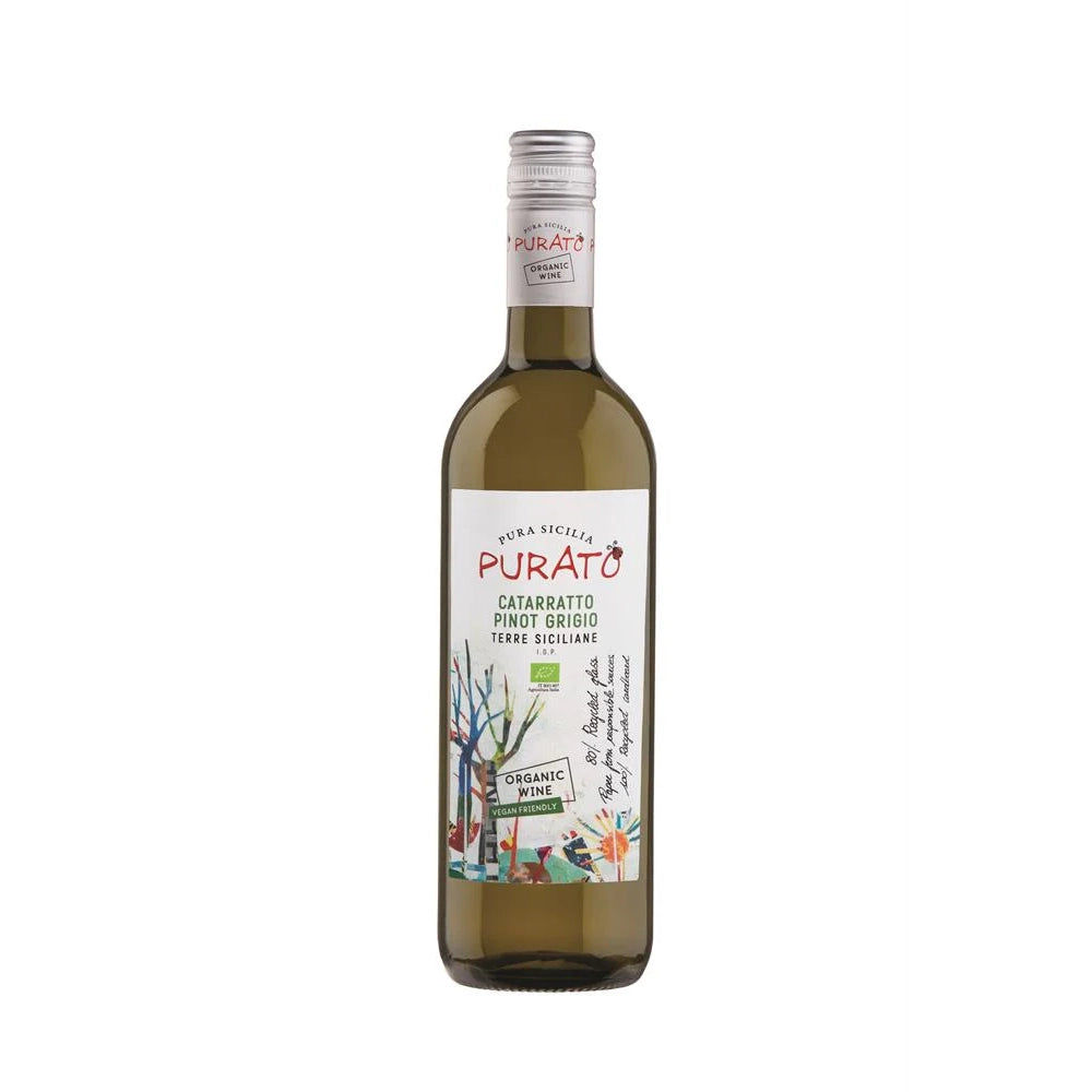 Purato Cataratto Pinot Grigio Sicily White Wine 75cl