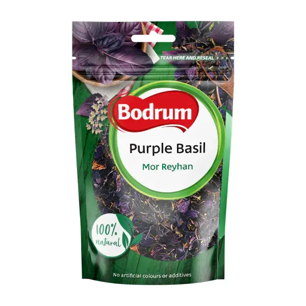 Bodrum Purple Basil Leaves 25g