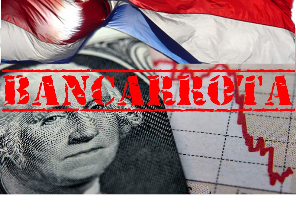 El Fondo monetario Internacional (FMI) examina la posibilidad de solicitarle al Gobierno de Costa Rica que se declare en quiebra