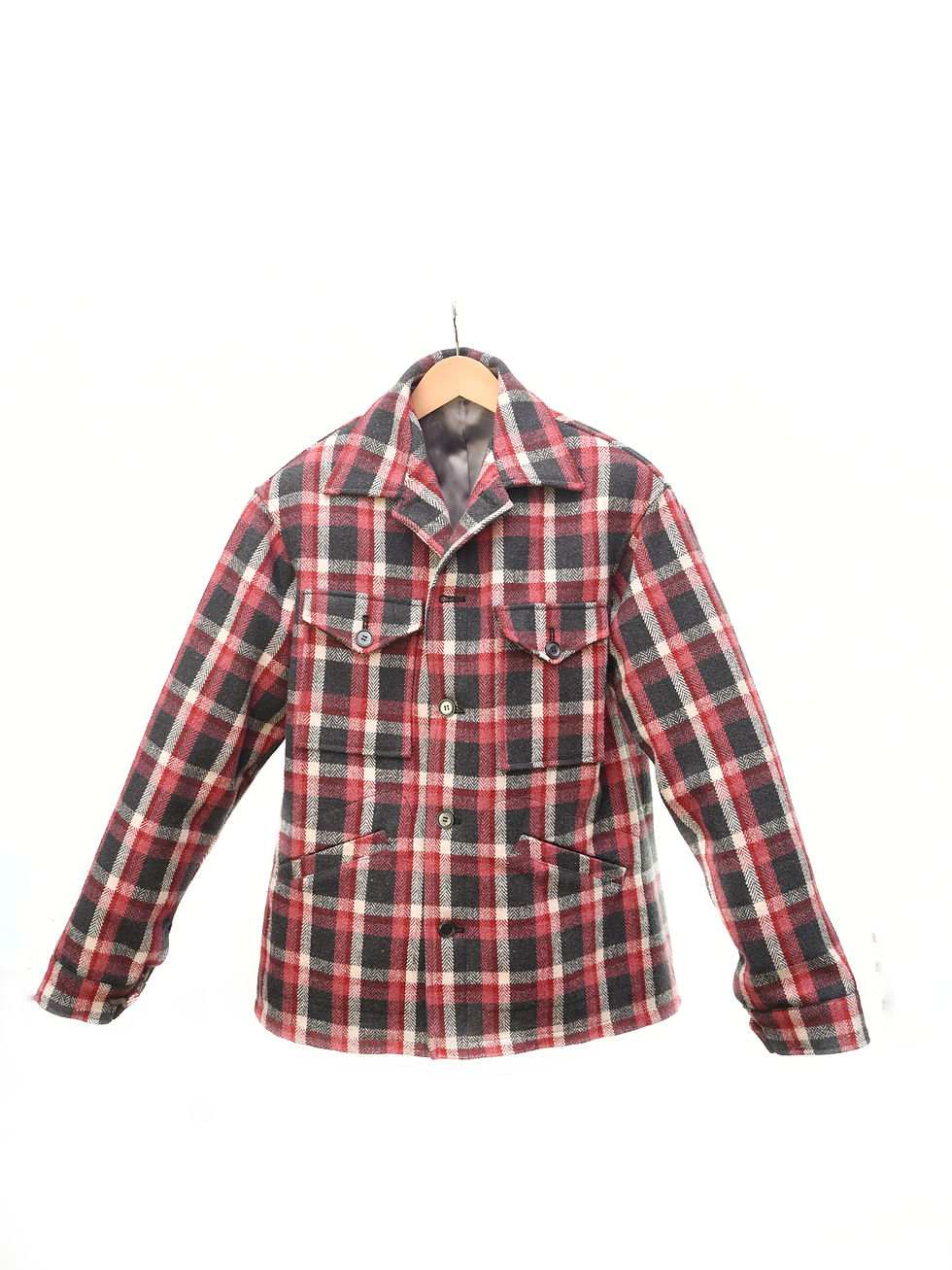 The Hans - Grey, Red & White Checked