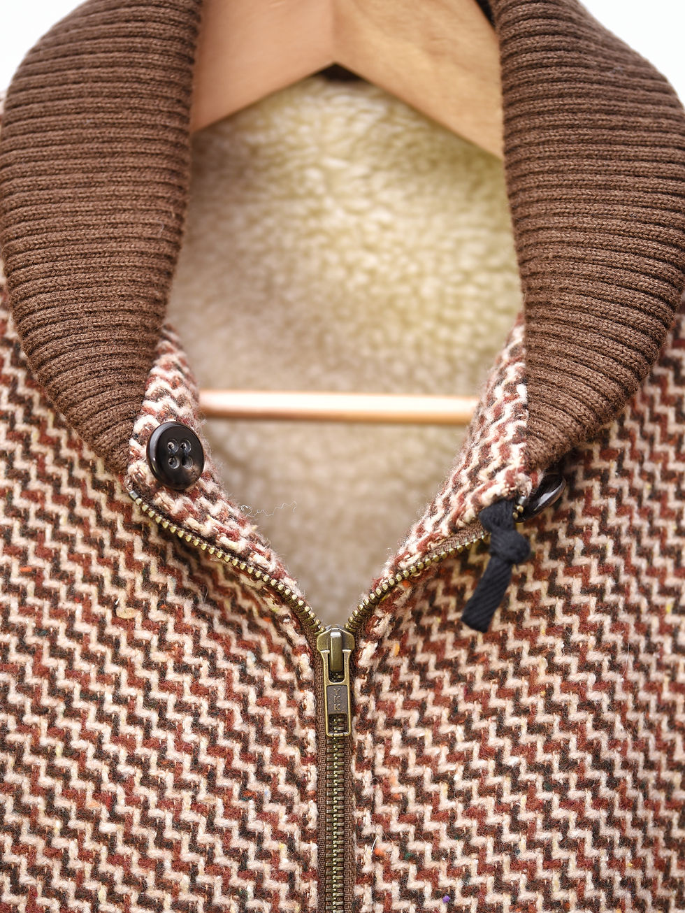 Miniaturbild: The Karl - Brown & Beige Zig Zag