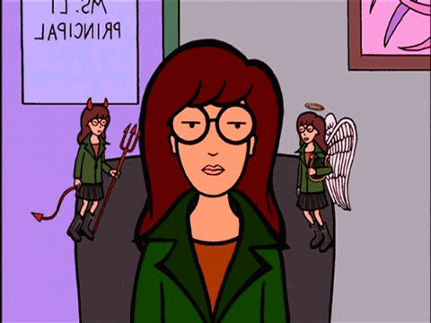 “MTV’s Daria title screen, representing 1990s animated satire.”