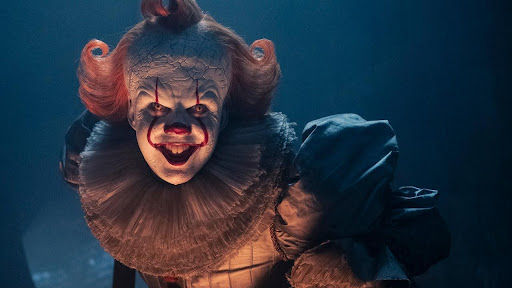 Pennywise smiling at someone
