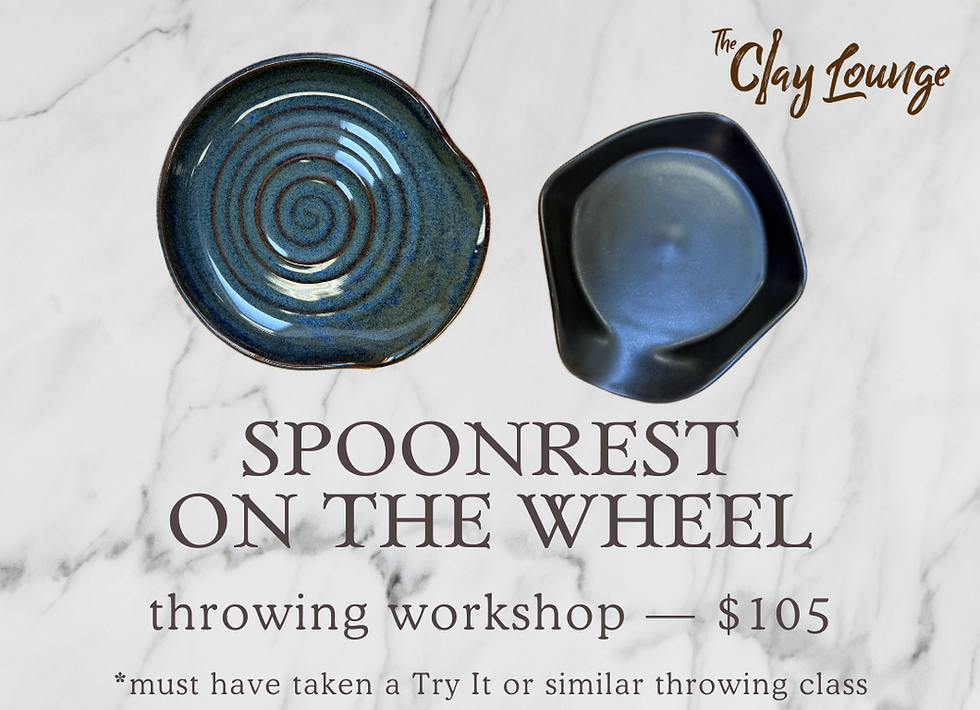 Spoon Rest Throwing Workshop