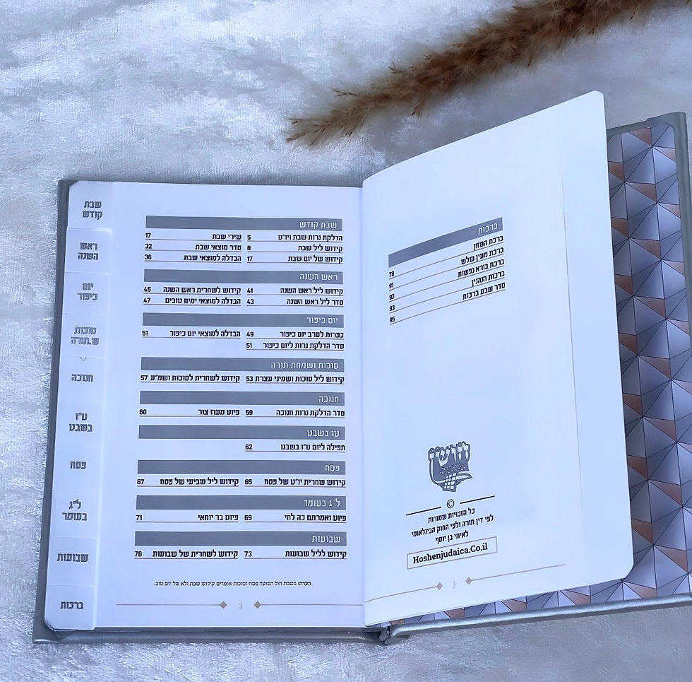 תמונה ממוזערת: ספר קידוש מפואר לשבת וחגים