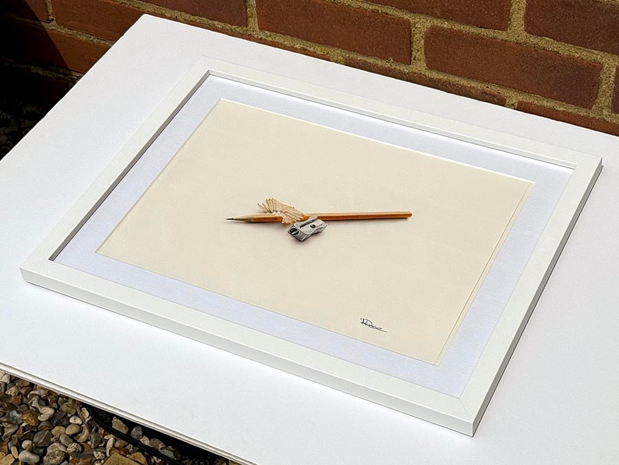 Original art, 3D Colour pencil Art, Pencil & Sharpener, for sale, Wall Art & Decor, Artist Michael Rose