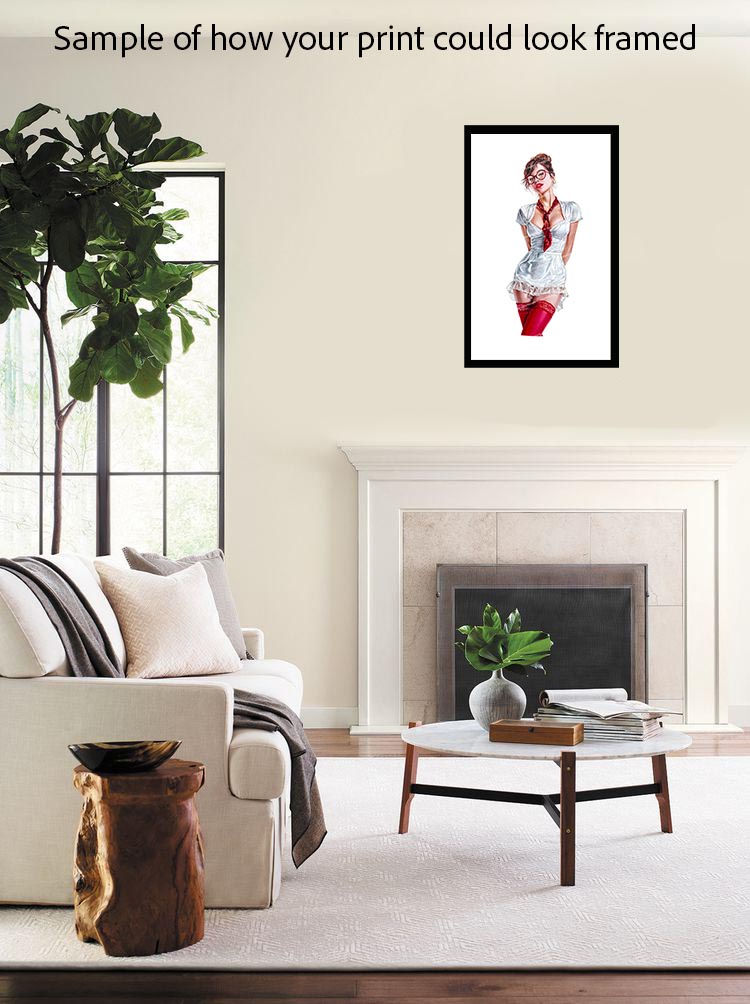 Pinup girl, Prints, for sale, Wall Art & Decor, Michael Rose