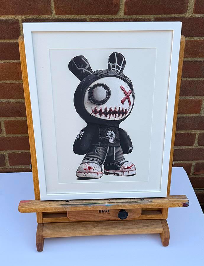 Original art, Colour pencil Art, Labubu Art, for sale, Wall Art & Decor, Artist Michael Rose