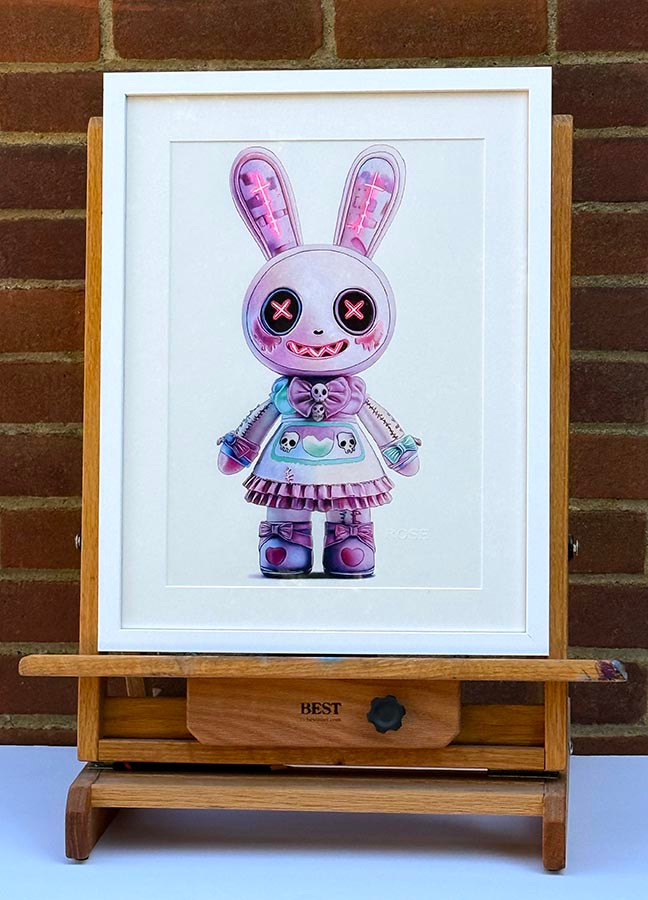 Original art, Colour pencil Art, Labubu Art, for sale, Wall Art & Decor, Artist Michael Rose