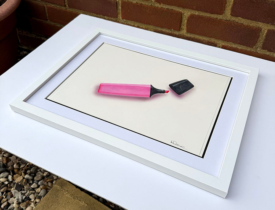 Original art, 3D Colour pencil Art, High lighter Pen Art, for sale, Wall Art & Decor, Artist Michael Rose