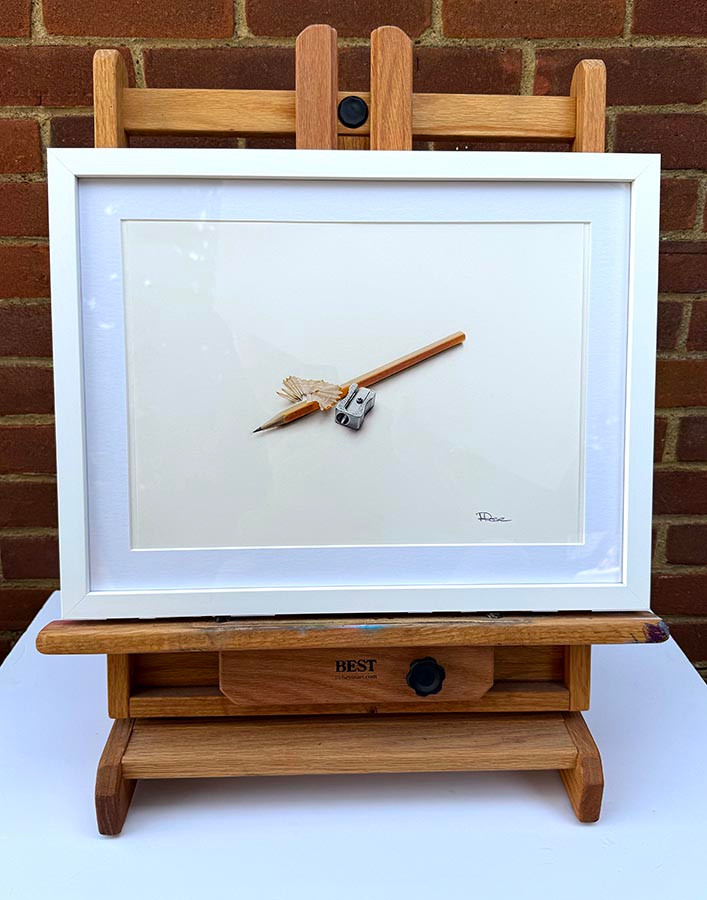 Original art, 3D Colour pencil Art, Pencil & Sharpener, for sale, Wall Art & Decor, Artist Michael Rose