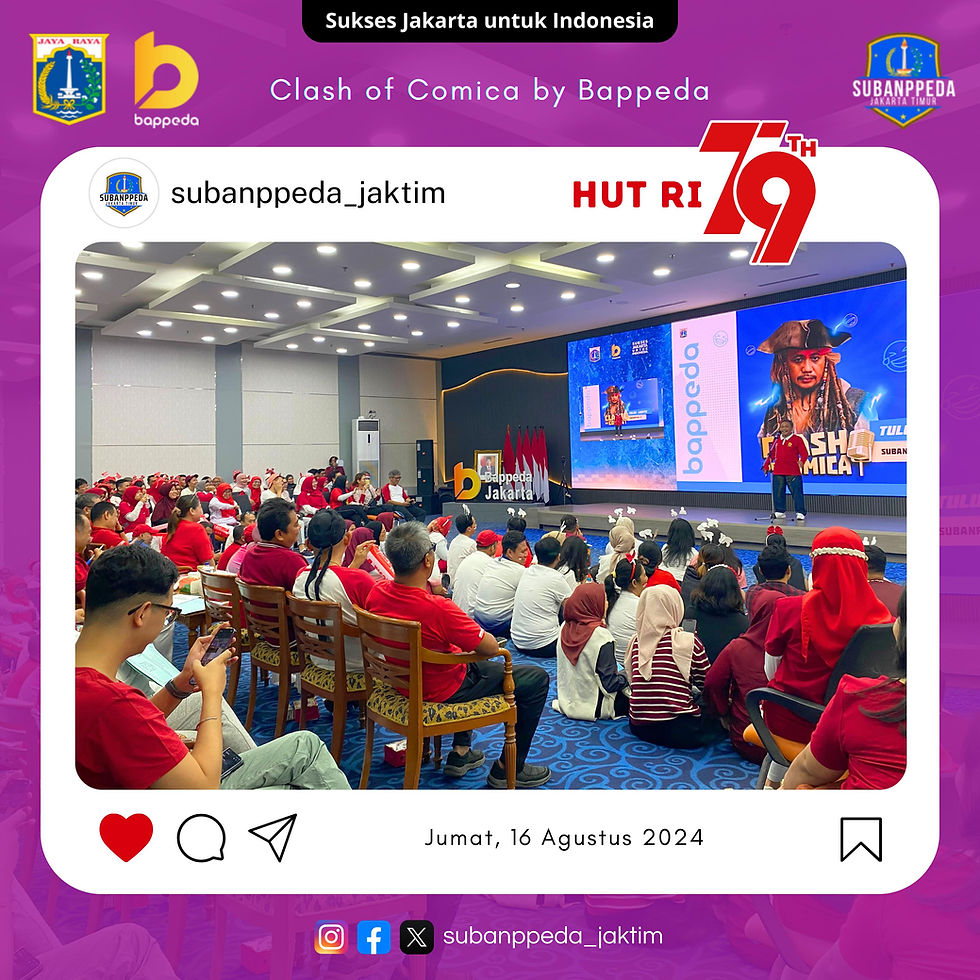 Clash of Comica by Bappeda DKI Jakarta 