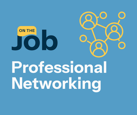 Professional Networking and Taking Ownership of Your Career