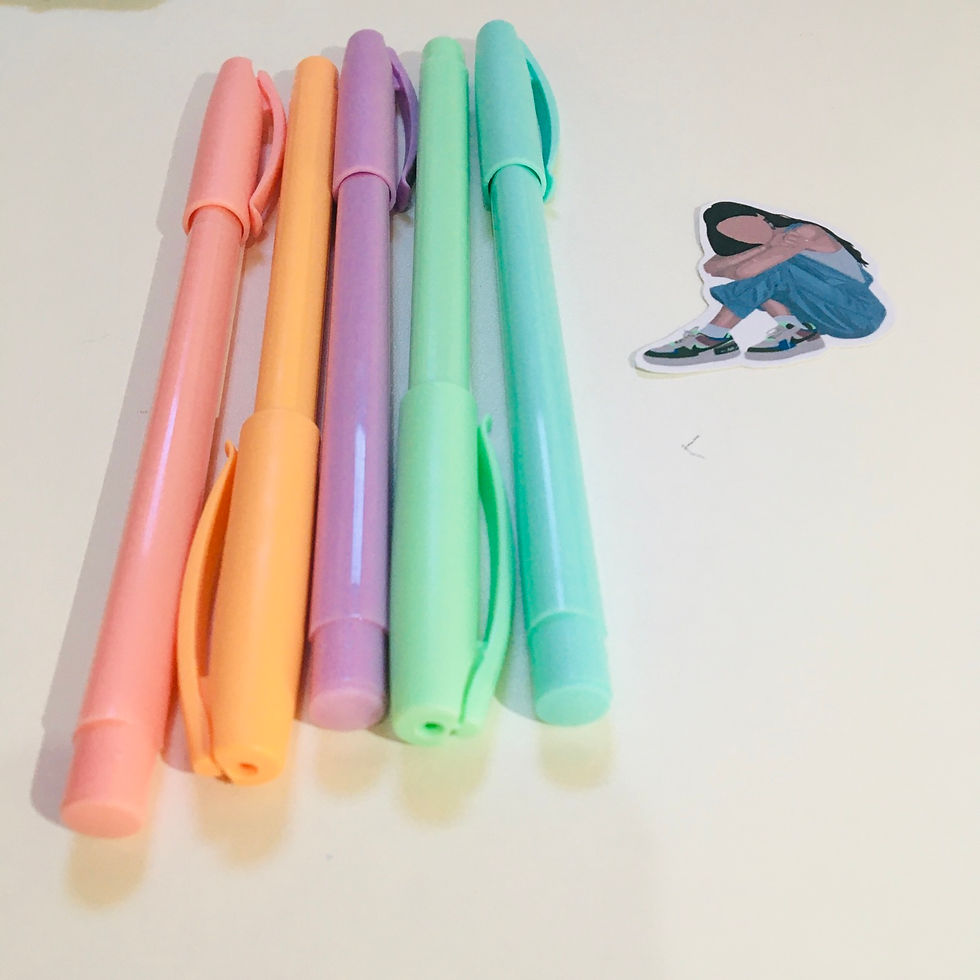 Miniatura: CANETA EM TONS PASTÉIS 