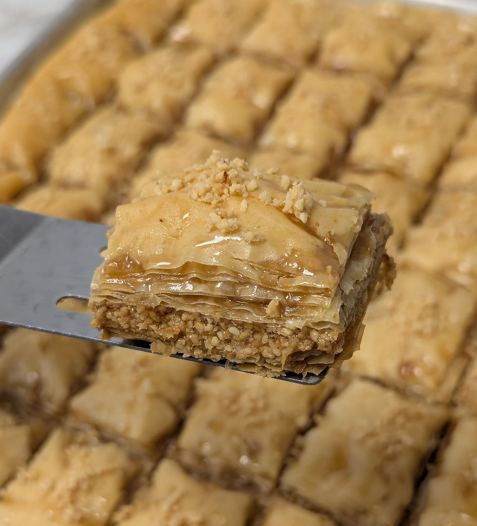 Maple Peanut Butter Baklava