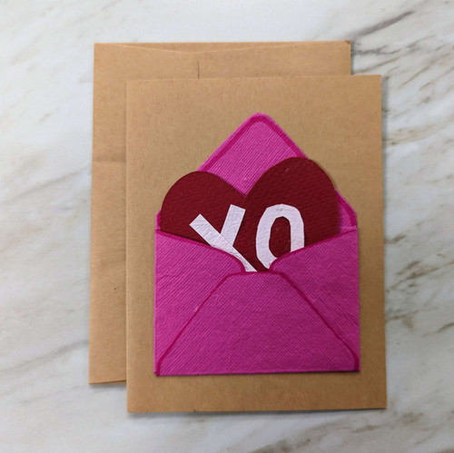 XO Heart Card | baklavashop